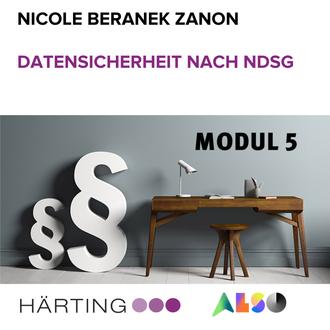 Modul 5: Datensicherheit nach nDSG
